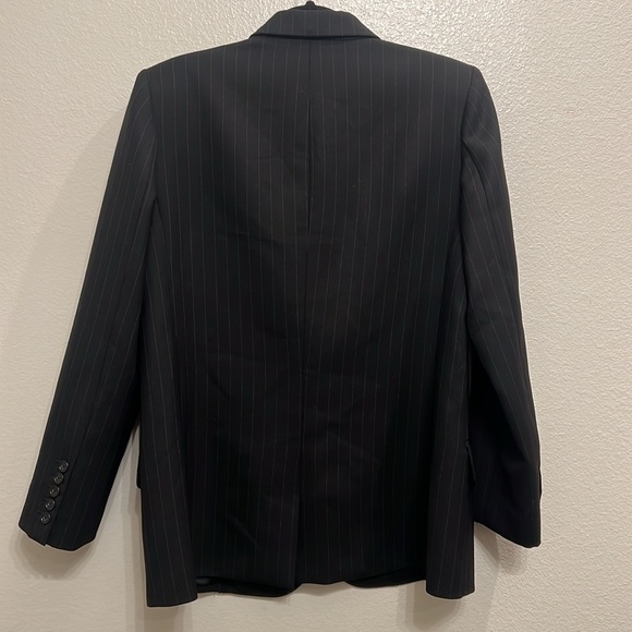 Nili Lotan Diane Black Pinstripe Blazer - Picture 12 of 12